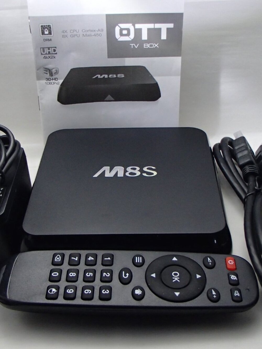 Ott tv box hevc M8S 80p streaming media